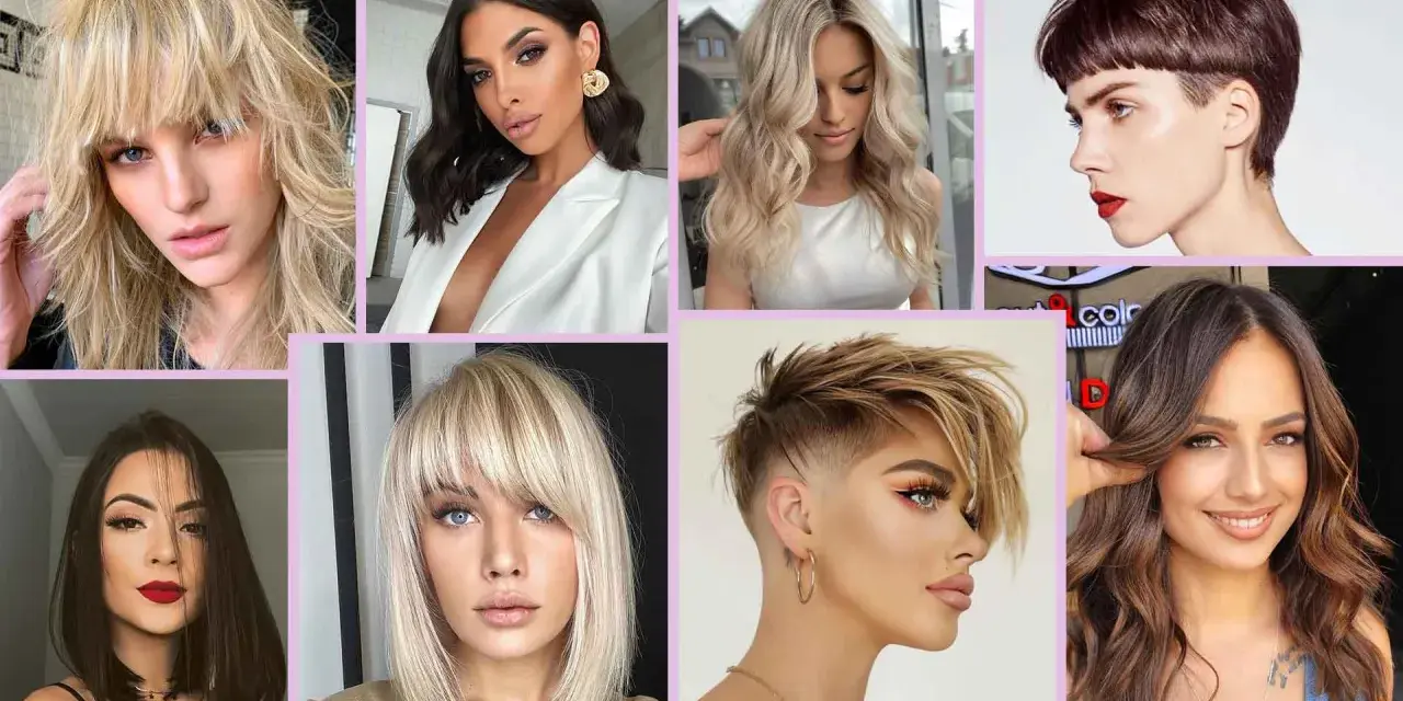 Collezione di acconciature capelli fini: tagli scalati, bob e pixie cut per dare volume e stile.