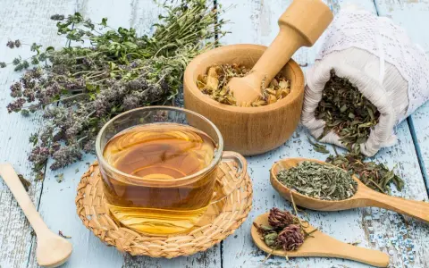 Tè alle erbe e ingredienti naturali per aiutarti a diminuire il flusso del ciclo in modo naturale.