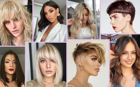 Collezione di acconciature capelli fini: tagli scalati, bob e pixie cut per dare volume e stile.