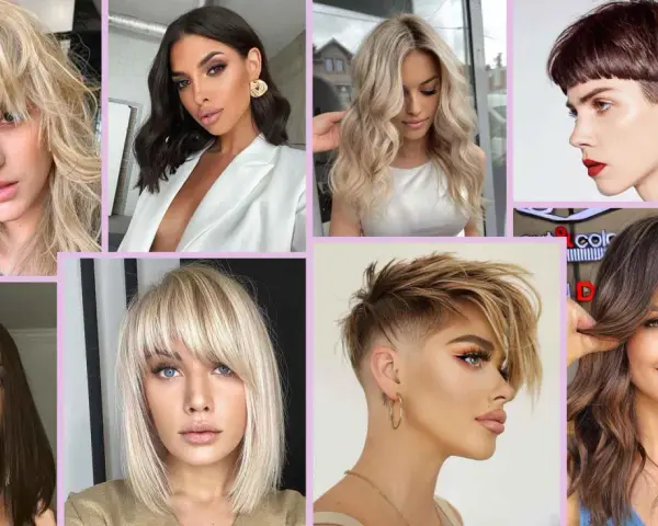 Collezione di acconciature capelli fini: tagli scalati, bob e pixie cut per dare volume e stile.