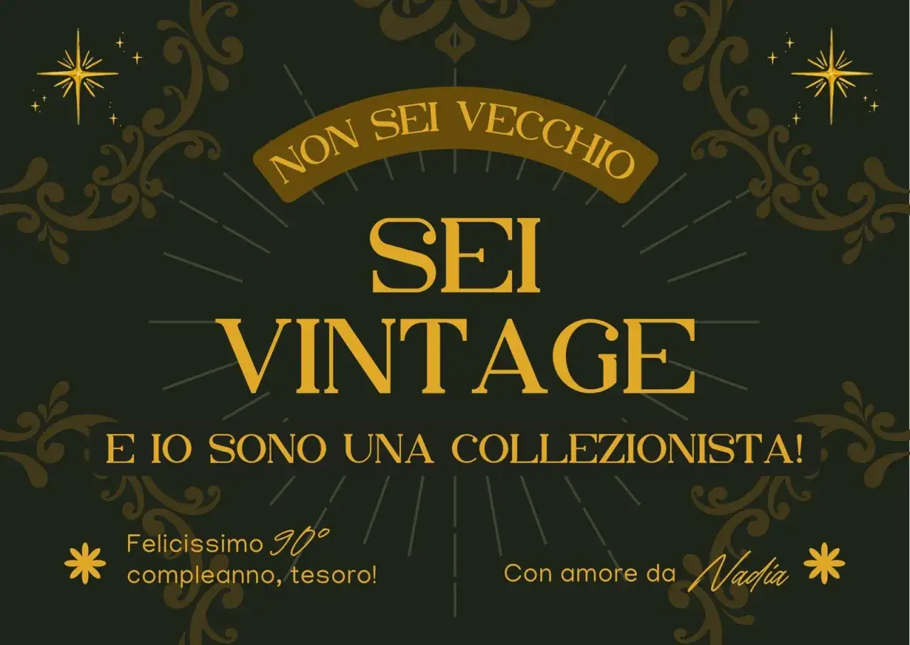 Non sei vecchio, sei vintage! Auguri per i tuoi 50 anni, tesoro! Frasi profonde compleanno 50 anni per celebrare la tua unicit&agrave;.