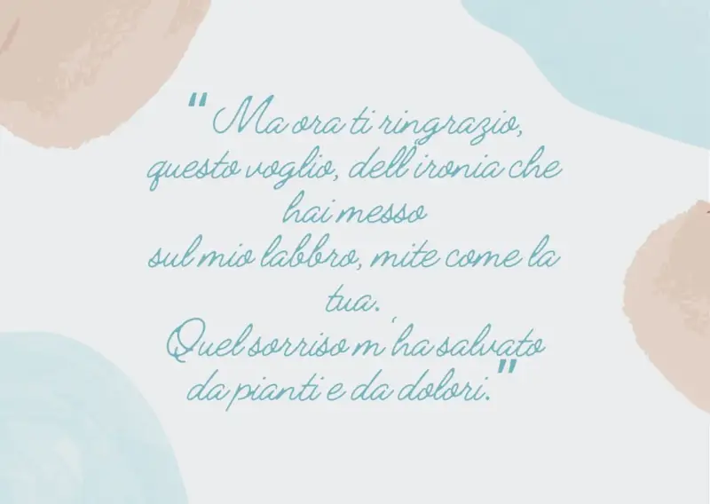 Auguri Festa della Mamma. Un dolce pensiero per la mamma, con un sorriso che salva da pianti e dolori.